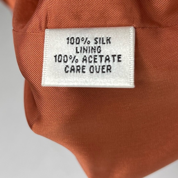 Vintage Yves Colette Depeche Mode 100% Silk Floral Print Mod Pants Size 12 - Picture 7 of 8